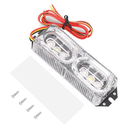 Moottoripyörän LED-stroboskooppi jarru takavalo rekisterikilven varoitus vilkkuva 9-80V DC 9-60V