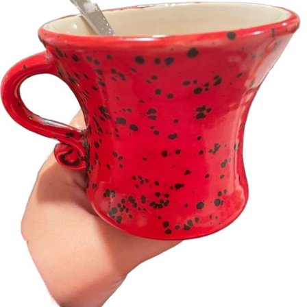 Cup with Attitude Fun Sassy Tea Cup RED