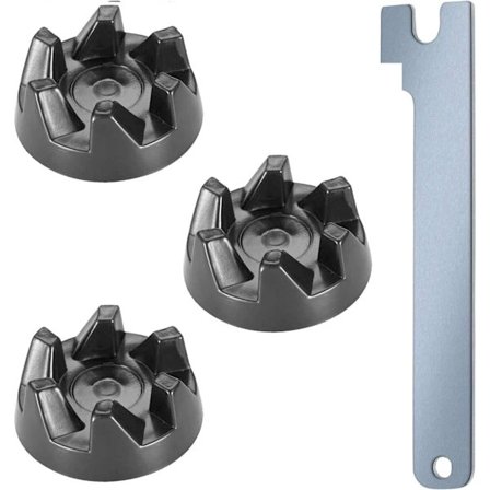 3-pak 9704230 Kobling - Gummi - Med nøgle - Kompatibel med KitchenAid-modeller KSB52, KSB5, 5KSB52, 5KSB5,A