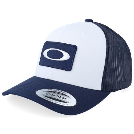 Oakley - Bleu trucker Casquette - " Oakley O Original Hat Navy/White Trucker " @ Hatstore