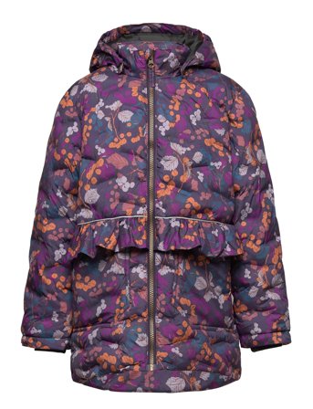 mikk-line | Long Puffer Jacket Aop Rec. | 110