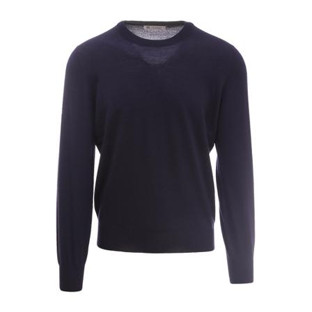 Brunello Cucinelli Strik M2400100 Blå, Herre Strik