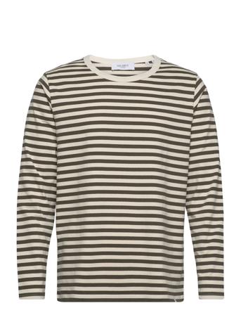 Adrian Stripe Ls T-Shirt T-shirts Long-sleeved Multi/mønstret Les Deux*Betinget Tilbud