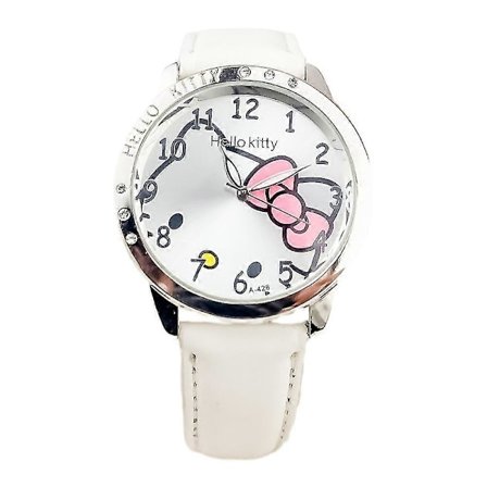 Hello Kitty Klokker Kvarts Armbåndsur Analog Barn Jenter Søt Tegneserie Anime Festgaver