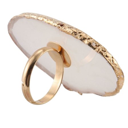 1 st Harts Sten Färg Nagelkonst Ring Palett Finger Ring Platt Akryl Uv Gel Polish Kräm Foundation Blandning Nagelkonst Utrustning