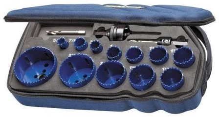 Irwin 1200G Hålsågsats 16-76 mm, 17 delar, Maskintillbehör & förbrukning