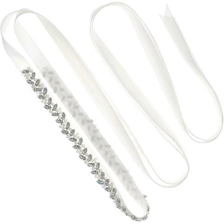 Brudebelte Bryllupskjole Belte Rhinestones Perlebelte Bryllupskjole Tilbehør