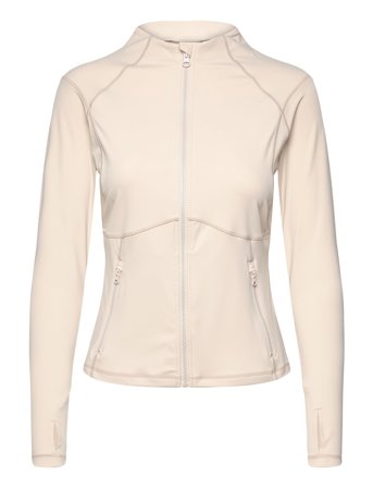 aim ́n Sculpting Zip Jacket - Beige - L