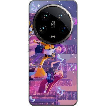 Yhteensopiva Puhelinkuori Xiaomi Xiaomi 14 Ultra Tulevaisuutta ennakoiva K-Pop Demon Hunters tyttöryhmän kuvitus neonkaupungin popkulttuuriestetiika