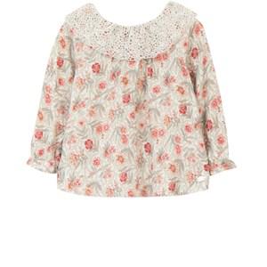 Tartine et Chocolat Vieux Rose Floral Blouse 3 Years - Tops - 3 years - Pink