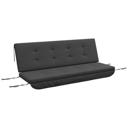 Tyynysetti Kuistikeinulle 170 Cm Tuoli Tyyny Keinu Tyyny Istuintyyny Puutarhakeinu Puutarha Tyyny Selkätyyny Tummanharmaa