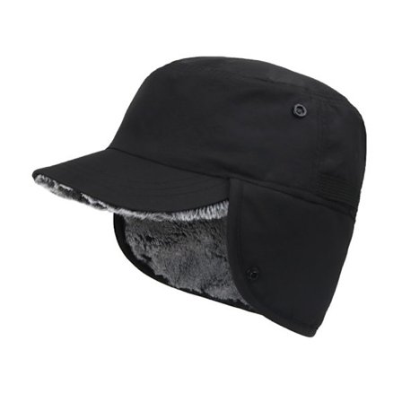Vinterlue for menn, sport, varme ørevarmere, pels, baseballcaps_OF