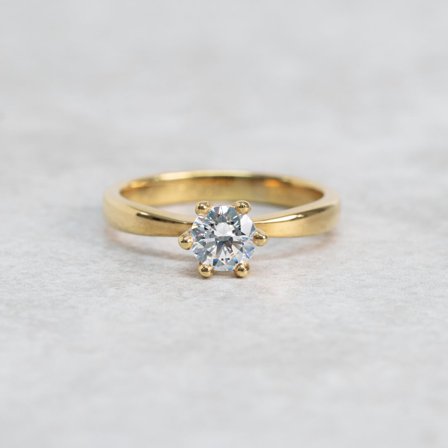 Kustvinda, 18K Gelbgold : Diamanten - Laborgezüchtet, Karat - 1.00 kt