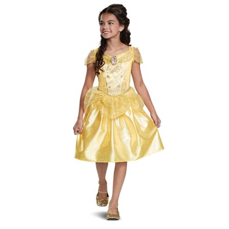 Disney Princess Belle Klänning M 7-8 år