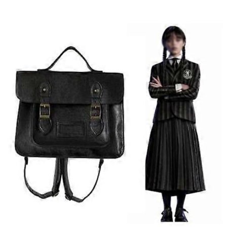 Skoleelev Onsdag Skulderveske Høykapasitets Skolesekk