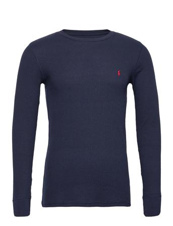 Waffle-Crw-Stp Blue Polo Ralph Lauren Underwear