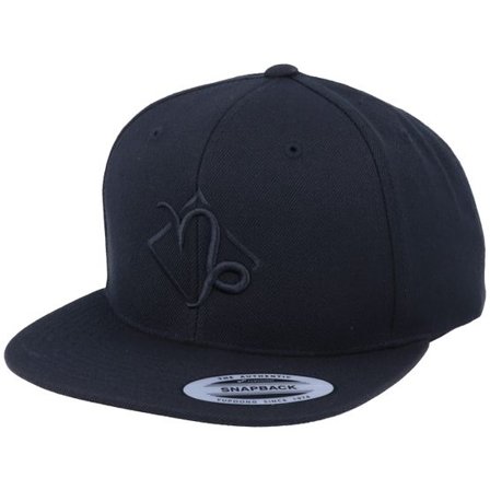 Astrology - Svart snapback Keps - Capricorn 3D Black Snapback @ Hatstore