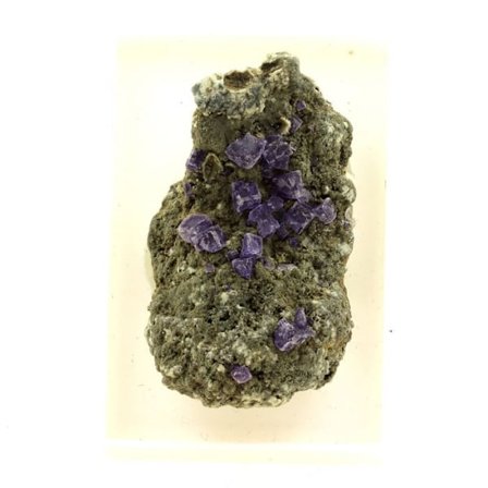 Stenar och mineraler. Flusspat. 97,0 ct. Panasqueira-gruvor, Covilhã, Portugal.