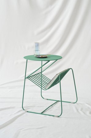 Jotex - Sidebord 56x59 Cm Grønn matt svart - DALLY - Kjøp Sidebord & småbord hos Jotex