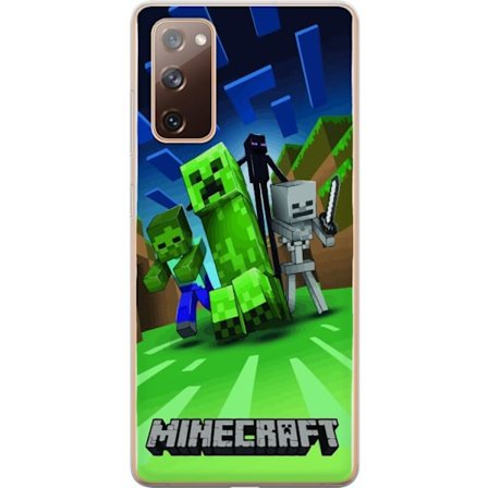 Yhteensopiva Puhelinkuori Samsung Samsung Galaxy S20 FE Minecraft Creeper mobilskal i klassisk grön pixelstil