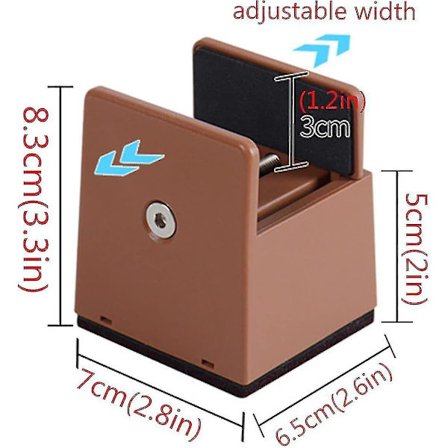 Pakk Sengforhøyere Justerbare Møbelforhøyere, Sofabord Stolforhøyere, Møbel Booster Pad, Økte Stolforhøyere, Passer 3-5 cm Bredder på Møbelføtter