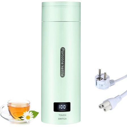 Kannettava sähköinen vedenkeitin – minilämmityskuppi yhdellä painikkeella, neljä lämpötila-asetusta ja automaattinen virrankatkaisu