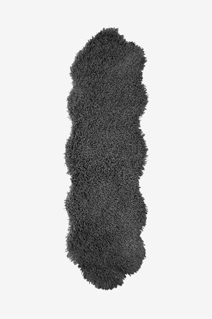 Skinnwille - Matta imitation Wooly 180cm - Grå - Fällar & skinnmattor - 60X180 - Från Homeroom