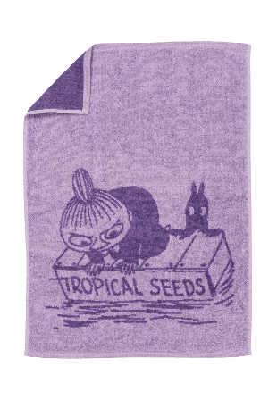 Arabia Mumin handduk 50x70 Lilla My lila GOTS Badrumstextilier cm
