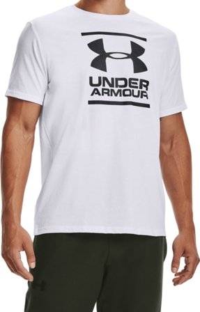 Under Armour Men's UA GL Foundation SS T-Shirt Men Short sleeved fitness sweater White XL