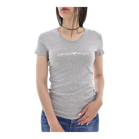 Emporio Armani - T-shirts - Grå - Dam - Storlek: S, Dam, Storlek: S