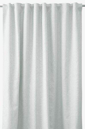 Svanefors - Gardin Colin 2-pak - Hvid - Gardinfag med rynkebånd - Fra Homeroom