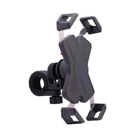 Polkupyörän puhelinpidike, ruostumattomasta teräksestä valmistettu moottoripyörän puhelinpidike, 360 astetta kääntyvä yleiskäyttöinen ulkokäyttöön 