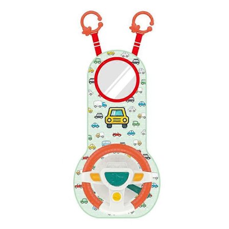 Vauvan ohjauspyörä turvaistuimeen, helpompi ajomatka, matkustuslelu turvaistuimeen