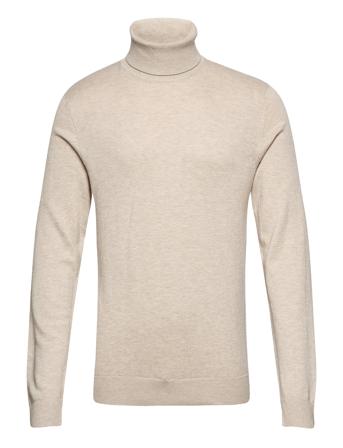 Jjeemil Knit Roll Neck Knitwear Turtlenecks Grå Jack & J S*Betinget Tilbud