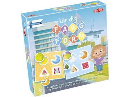 TACTIC Spel Lär dig om färg och form 3+ - Lyreco - Skola och förskola - Lekmaterial - Spel - Från 3 - 4 år