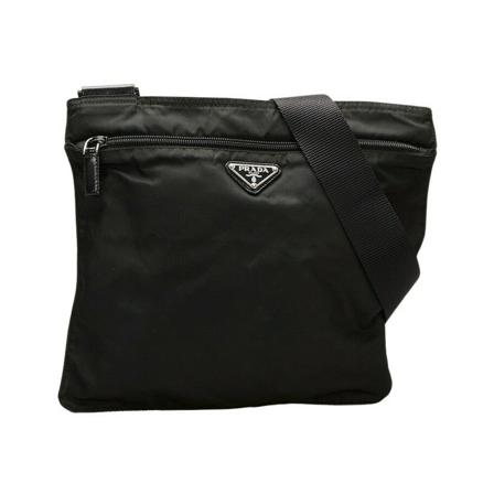Prada Vintage Pre-owned Cross Body Väska svart, Dam Vintage Väskor, Dam, Storlek: ONE SIZE