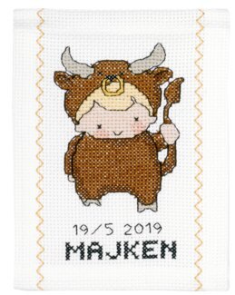 Broderipakke Veggteppe Tyren - Permin