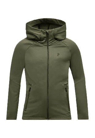 Peak Performance Jr Rider Essentials Zip Hood Hoodies & sweatshirts Unisex Grön 150