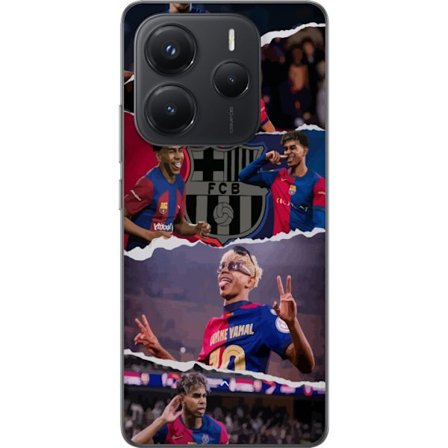Kompatibelt Mobilskal till Xiaomi Redmi Note 14 5G Yamal Fotboll Spelare Barcelona