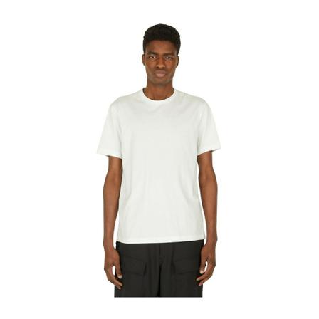 Y-3 Logo Motif T-Shirt Hvid, Herre T-shirts