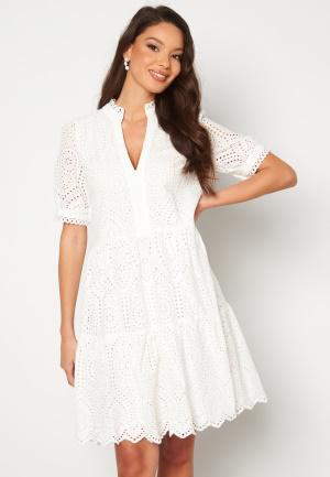 YAS - holi SS Dress S - Star White - Vita klänningar - Dam - Bubbleroom