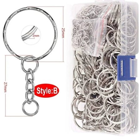 100 st nyckelring Tom nyckelring B B