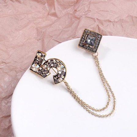 Pärlblomma Cc Broscher För Damkläder Brosch