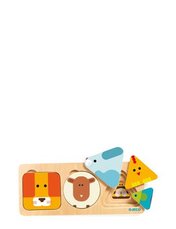 Animabasic Toys Puzzles And Games Games Multi/mönstrad Djeco