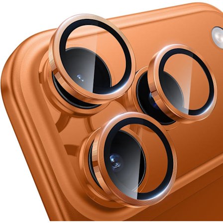 for iPhone 17 Pro Max/iPhone 17 Pro Kamerabeskyttelse - 9H Hardhet Ripebestandig Boblefri, HD Herdet Kamerametall