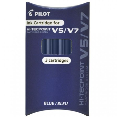 Refill Hi-Tecpoint V5/V7 3-pack Red
