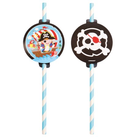 Pirat Sugerør 8-pakning