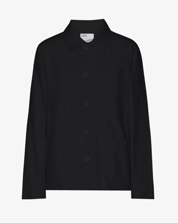 Organic Workwear Jacket - Deep Black