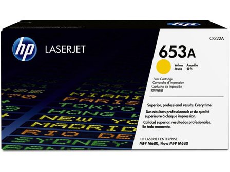 HP Toner CF322A 653A 16,5K Gul - Lyreco - Toner och bläck - Tonerkassetter - Toner HP
