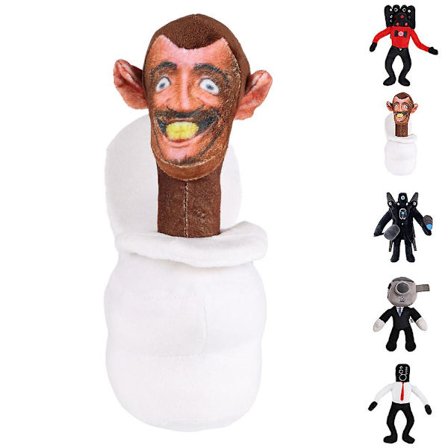 Skibidi Toalett Plyschleksak Rolig Speakerman Titan Cameraman Plyschar Uppstoppad docka Present till spelfantaster Vuxen
